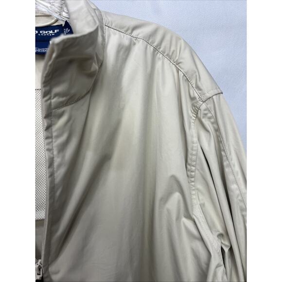 Polo Golf Ralph Lauren Jacket Mens Large Windbreaker Full Zip Golf Lightweight - Picture 3 of 10